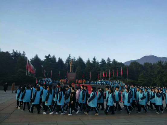 泗陽桃州中學(xué)參加韶山研學(xué)之旅_湖南研學(xué)旅行網(wǎng)